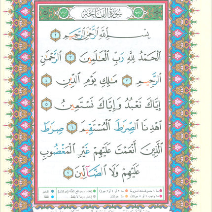 Tajweed Qur'an (Whole Qur'an in 30 Individual Juz', 7" x 10", with Leather Case – Case Color May Vary) مصحف التجويد