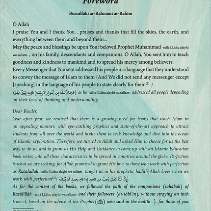 Kalimah Tayibah Teacher Book: Level 4 (English Edition)