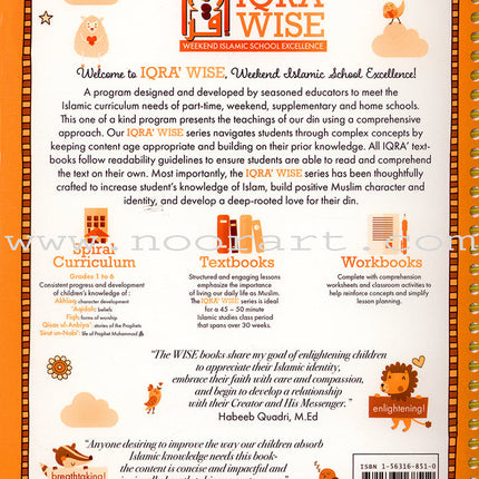 IQra' Wise (Weekend Islamic School Excellence) Workbook: Grade One