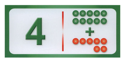 Sanabel Domino Flash Cards: Addition  Numbers, 2 sets دومينو الجمع
