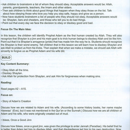 I Love Islam Teacher/Parent Guide: Level 2