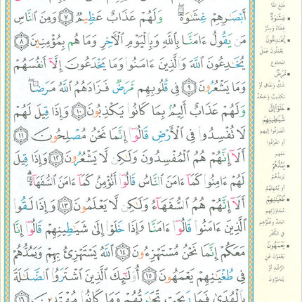 Tajweed Qur'an (Whole Qur'an in 30 Individual Juz', 7" x 10", with Leather Case – Case Color May Vary) مصحف التجويد