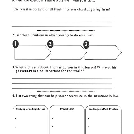 Iqra' Wise (Weekend Islamic School Excellence) Workbook: Grade Five