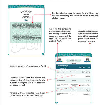 A Student's First Guide to Juz 'Amma (With Transliteration & Word Meaning)