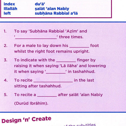 An Nasihah Islamic Curriculum Workbook 5