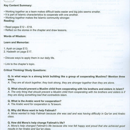 I Love Islam Teacher/Parent Guide: Level 3