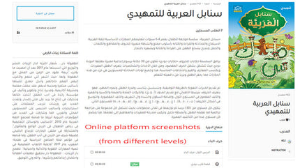 Arabic Sanabel Online Platform Package: Level 2