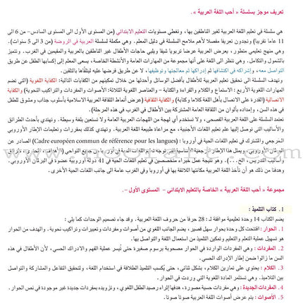 I Love The Arabic Language Textbook: Level 1