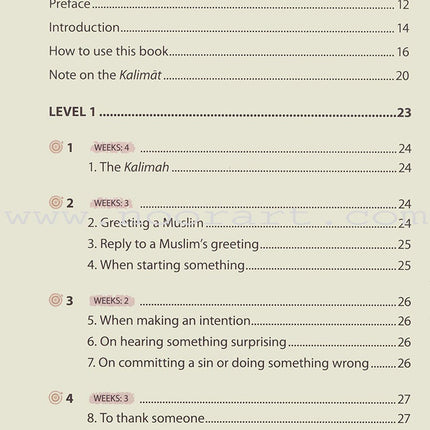 Essential Du'a's & Surahs: Book 1 (South Asian Script)