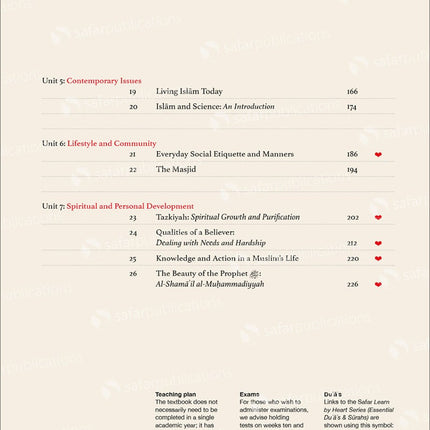Safar Islamic Studies Textbook: Level 8