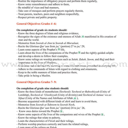ICO Islamic Studies Teacher's Manual: Grade 3, Part 1