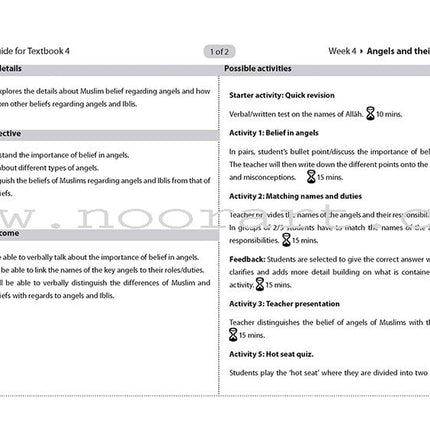 Safar Teacher's Guide for Islamic Studies: Level 4