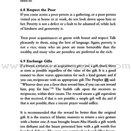 Islamic Manners