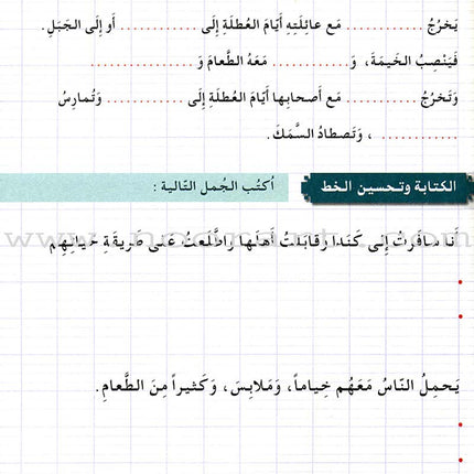 I Love and Learn the Arabic Language Workbook: Level 4